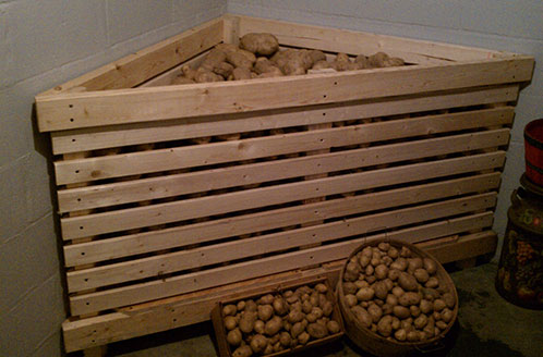 Ящик для картошки своими руками в гараже
