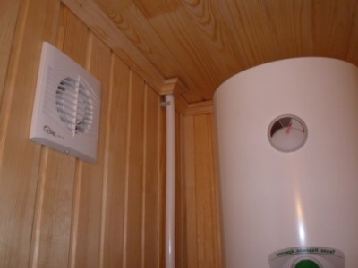 Схема вентиляции в бане