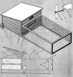 Клетка для кур бройлеров своими руками чертежи и размеры