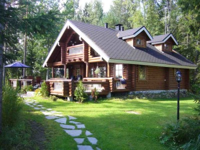 деревянный дачный дом