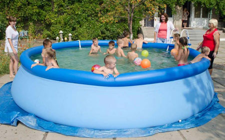 надувной бассейн для детей