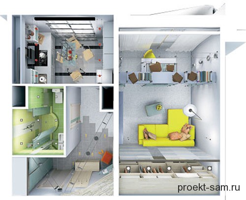 Проектирование ремонта и дизайна квартиры онлайн в 3d