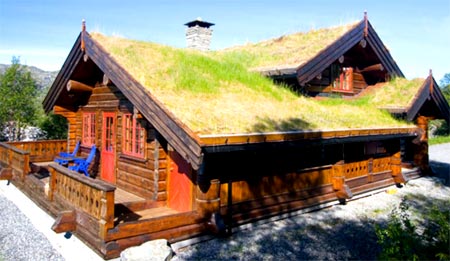 норвежский дом из лафета