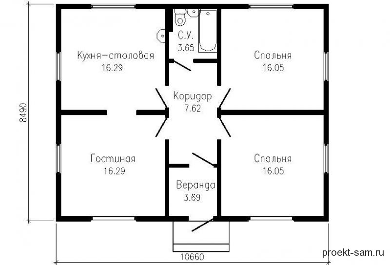 План дома 100 кв м одноэтажный