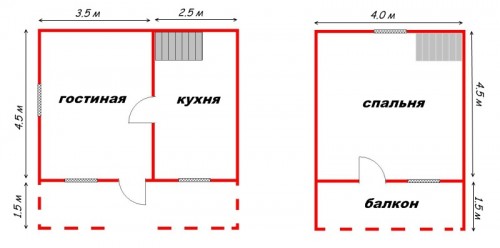 Планировка дачного домика 4х4 внутри фото