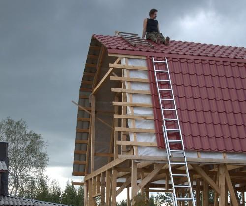 Ломаная крыша своими руками: особенности строительства - Roof