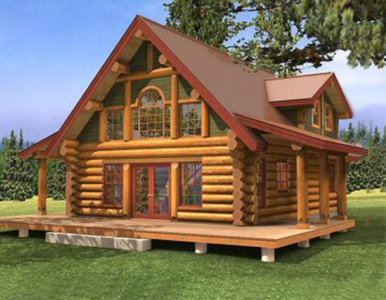 проект деревянного дачного дома