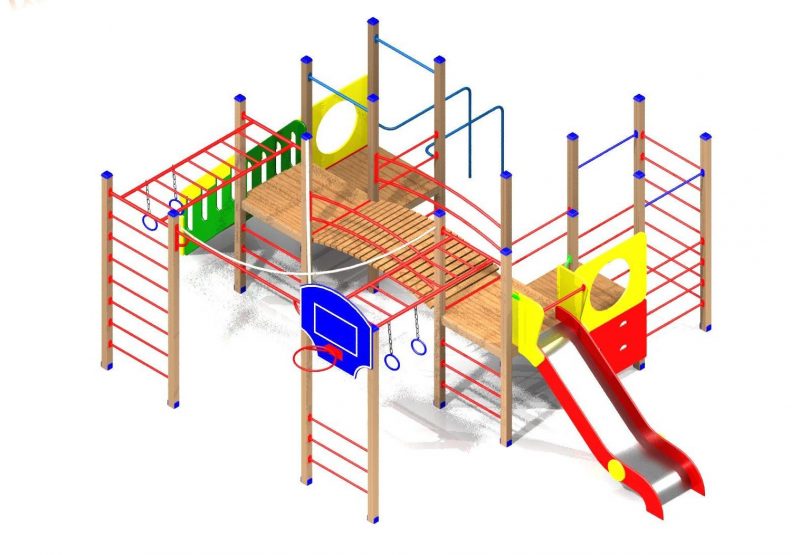 Детский уличный спортивный комплекс своими руками чертежи и фото
