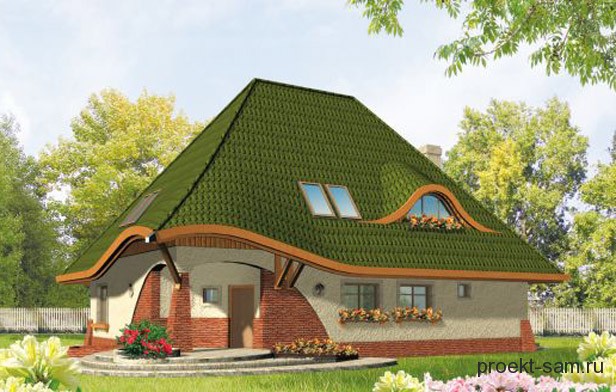 Доступный энергоэффективный каркасный жилой дом с утеплителем из соломенных блоков