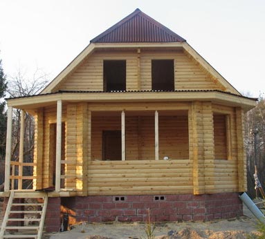 проект деревянный дом 
