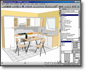 программа для проектирования мебели Kitchen Draw