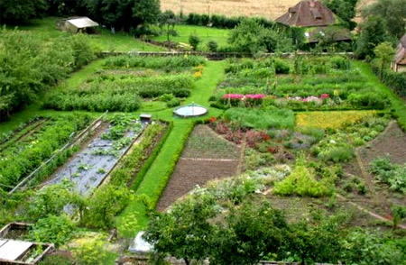 Ландшафтный дизайн и оформление дачного участка с огородом