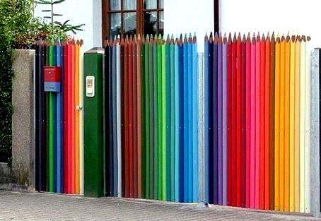 карандашный забор