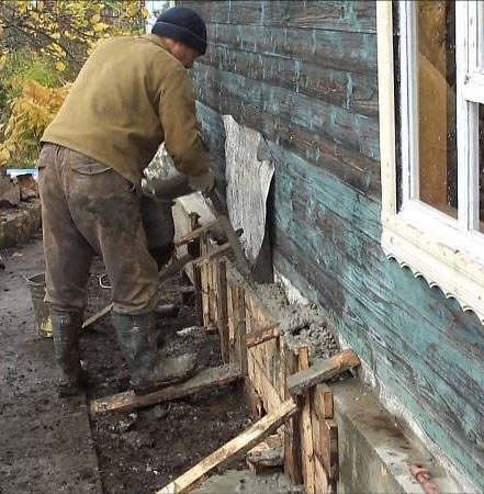 Ремонт фундамента деревянного дома своими руками (44 фото)