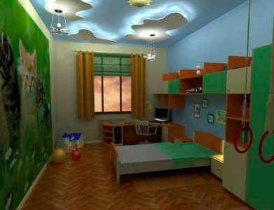 зонирование детской комнаты